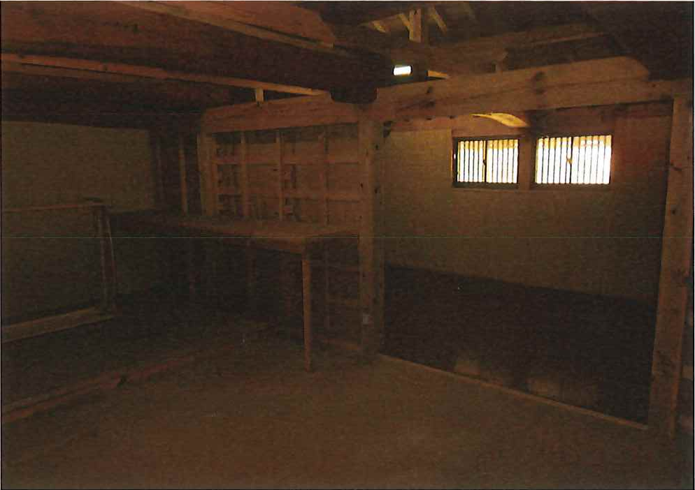 Structure boisée de la charpente sous combles